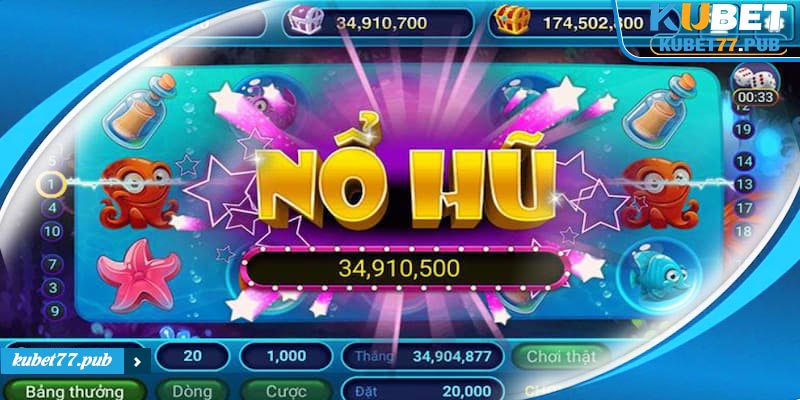 Truy cập nổ hũ online Kubet77 để rinh thưởng ngập tràn