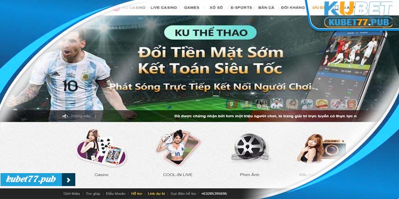 Thể Thao Kubet77 là sản phẩm giải trí đặc sắc